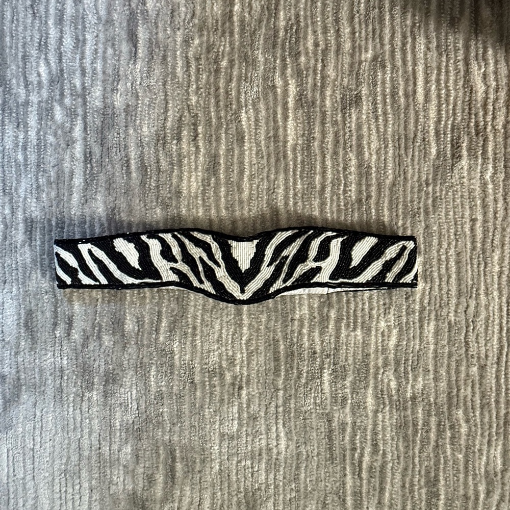 Morgan Taylor Zebra Pattern belt